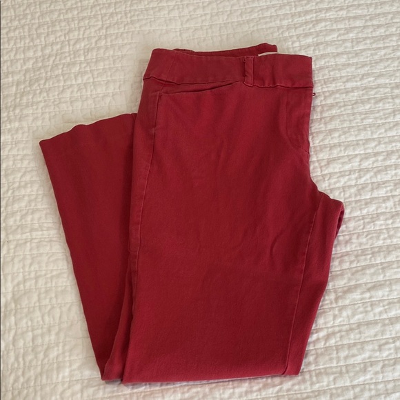 Stylish Red Loft Pants - Picture 1 of 4